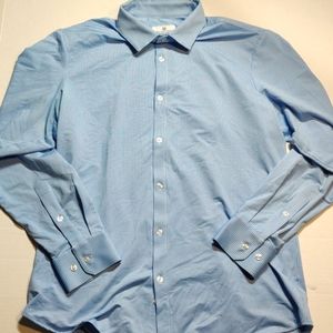 Mizzen + Main Men's Gingham Trim Fit Shirt